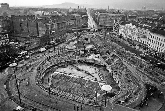 Baross tér 1969-ben. Fotó:NOL